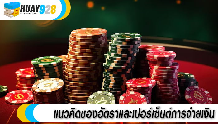 แนวคิดของอัตราและเปอร์เซ็นต์การจ่ายเงิน